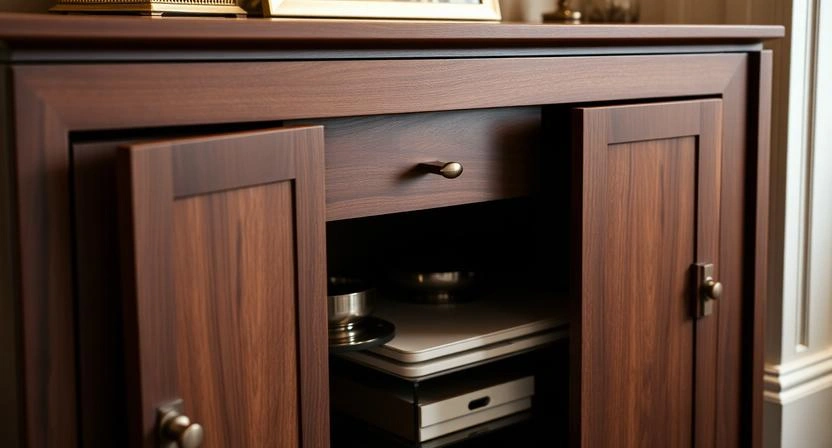 Storage Pieces That Hide Clutter Behind Beautifully Grained Wood