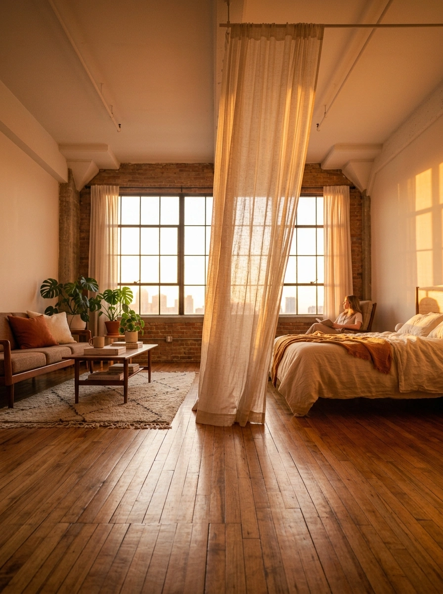 Studio Apartment Room Divider Ideas That Rewrite the Rules of One Room Living