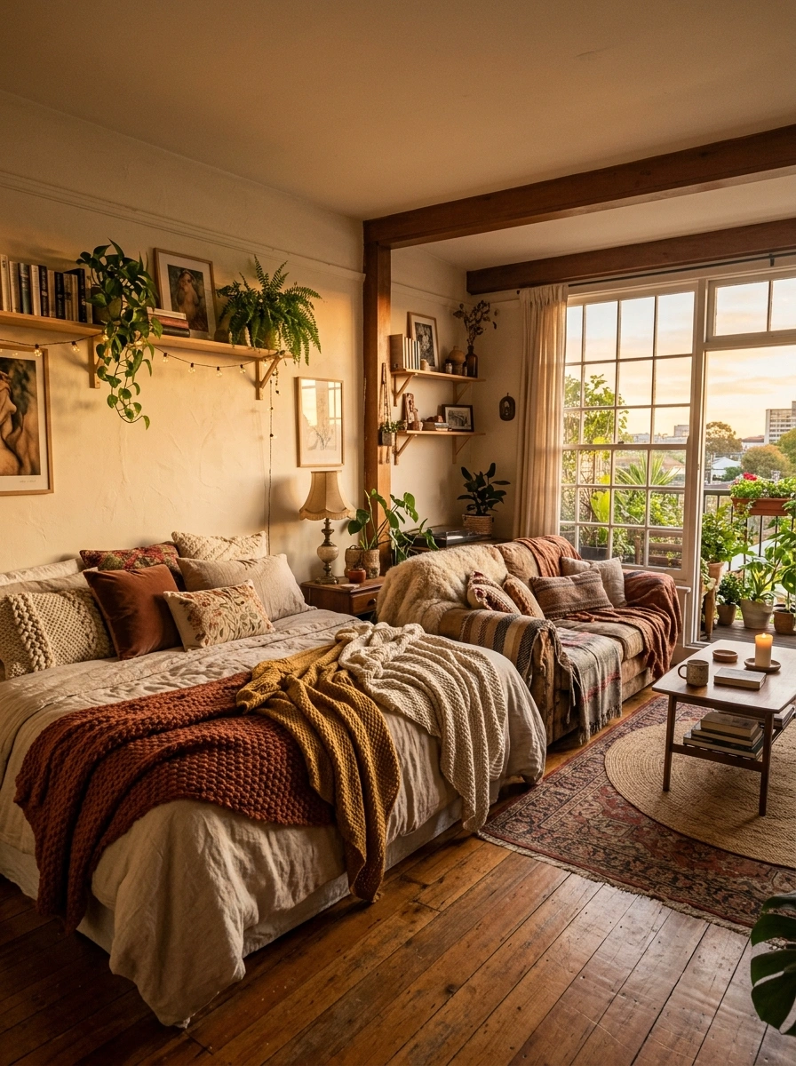 Studio Apartment Textile Decor Ideas That Rewrite the Rules of Coziness