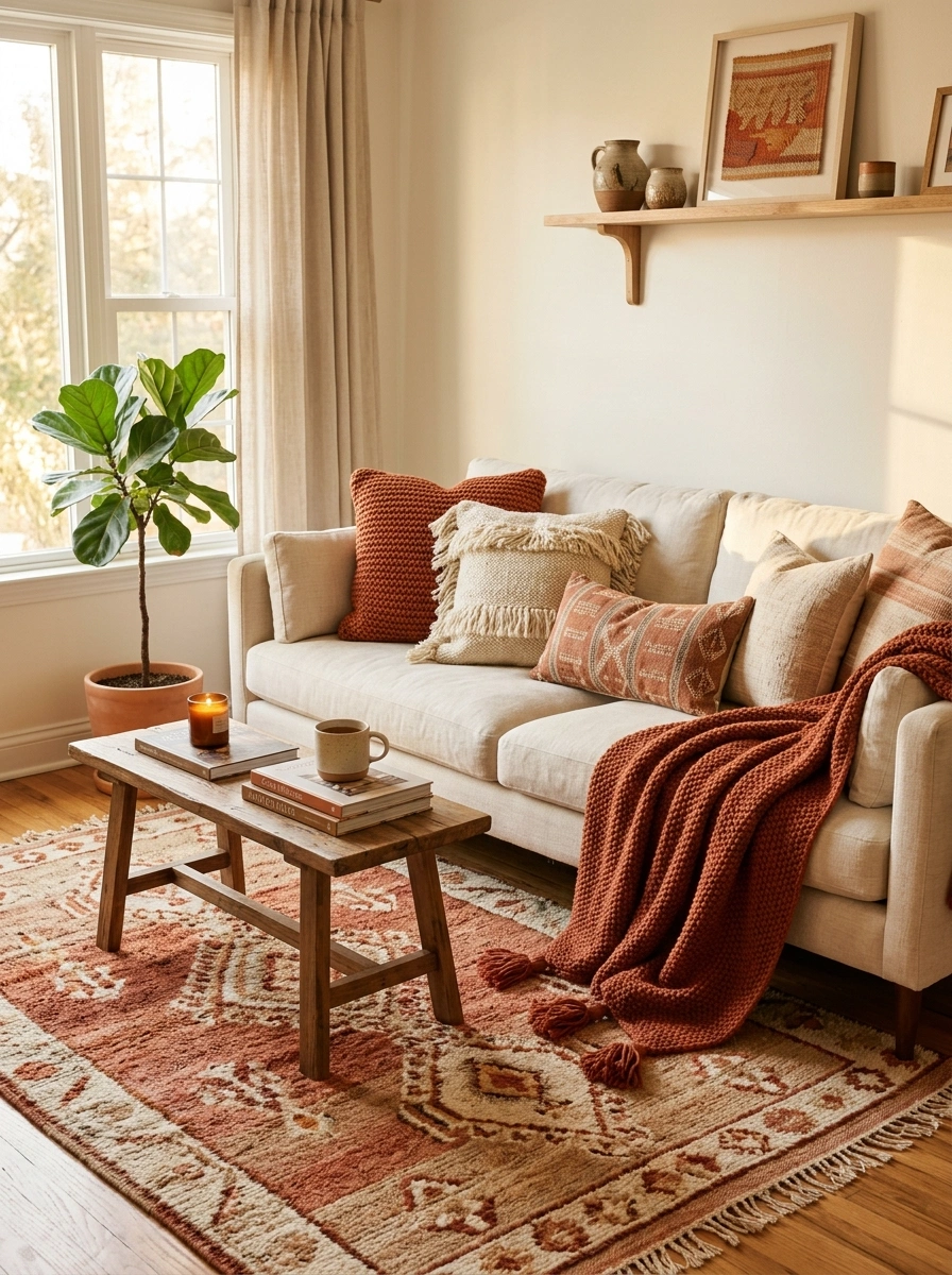 Textile Layers That Turn a Sterile Room Into Something Lived In
