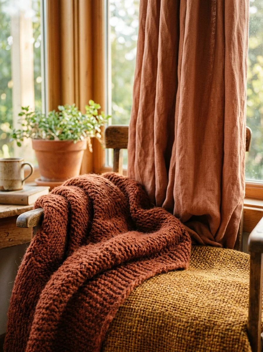 Textiles That Carry Earth Tones Into Every Corner Without Repainting a Wall