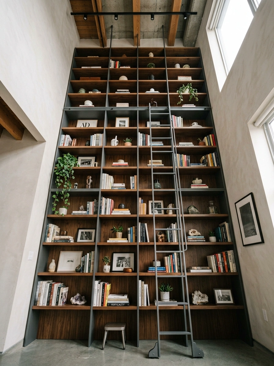 Vertical Storage That Turns a Single Wall Into a Second Closet