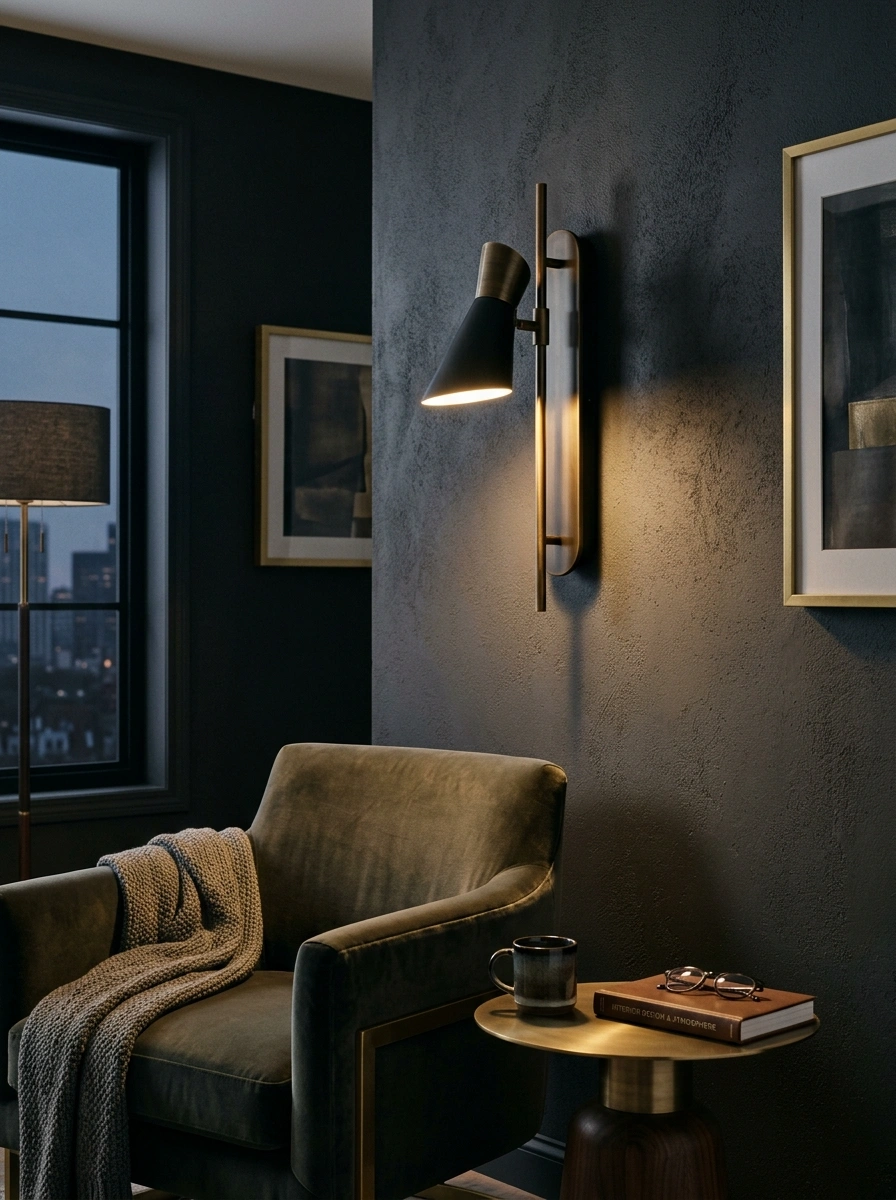 Wall Sconces That Free Up Surfaces While Still Framing a Space
