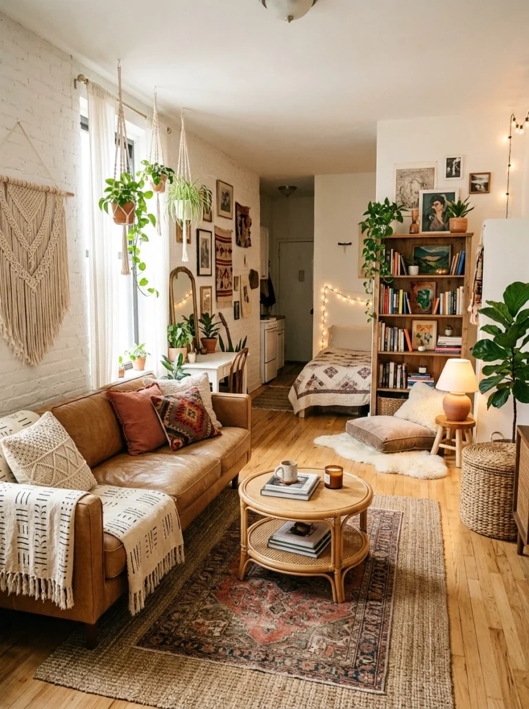 Boho Studio Apartment Decor