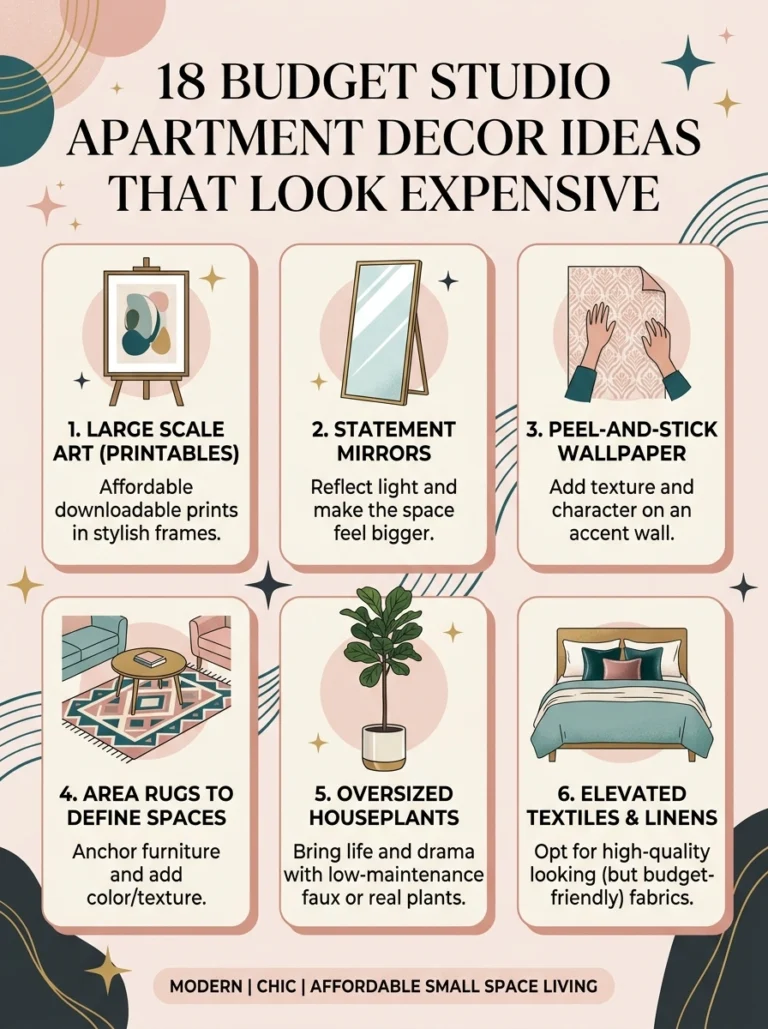 Budget Studio Apartment Decor