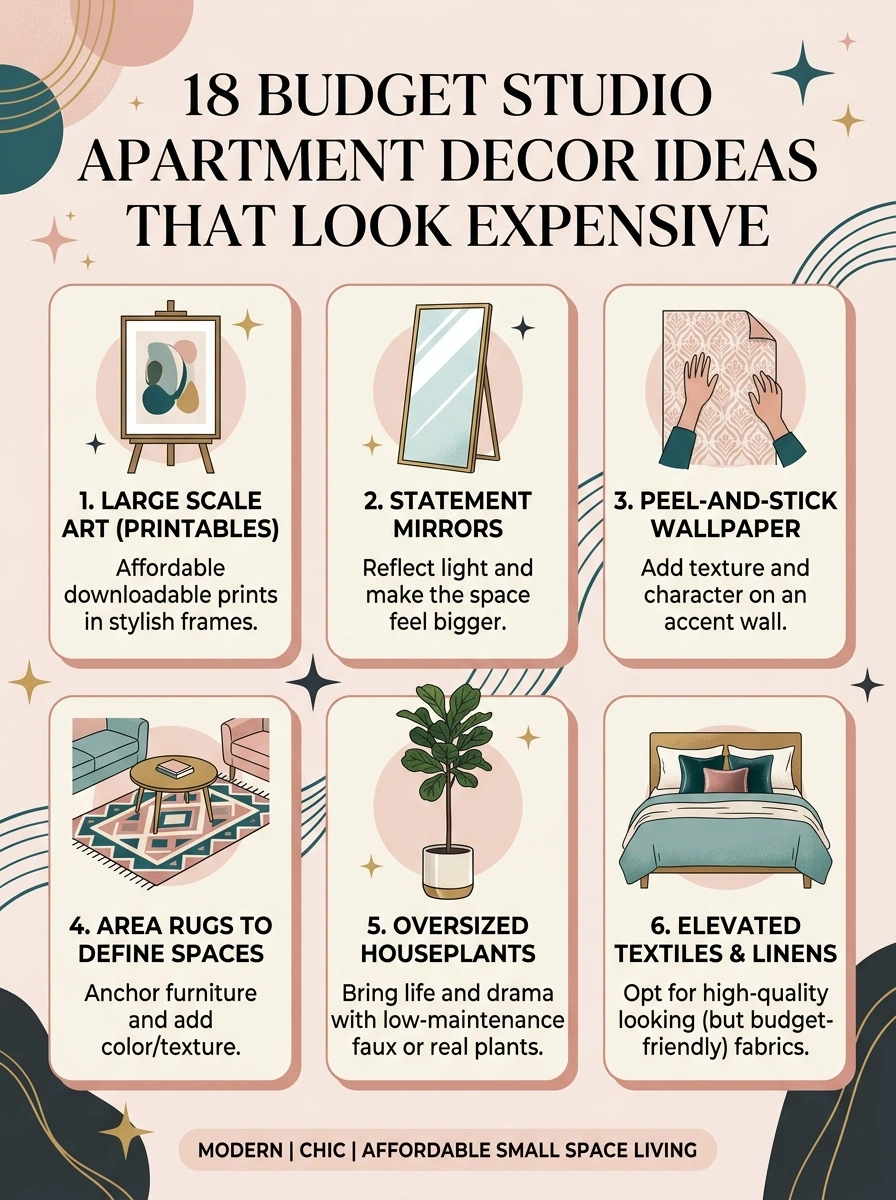 Budget Studio Apartment Decor