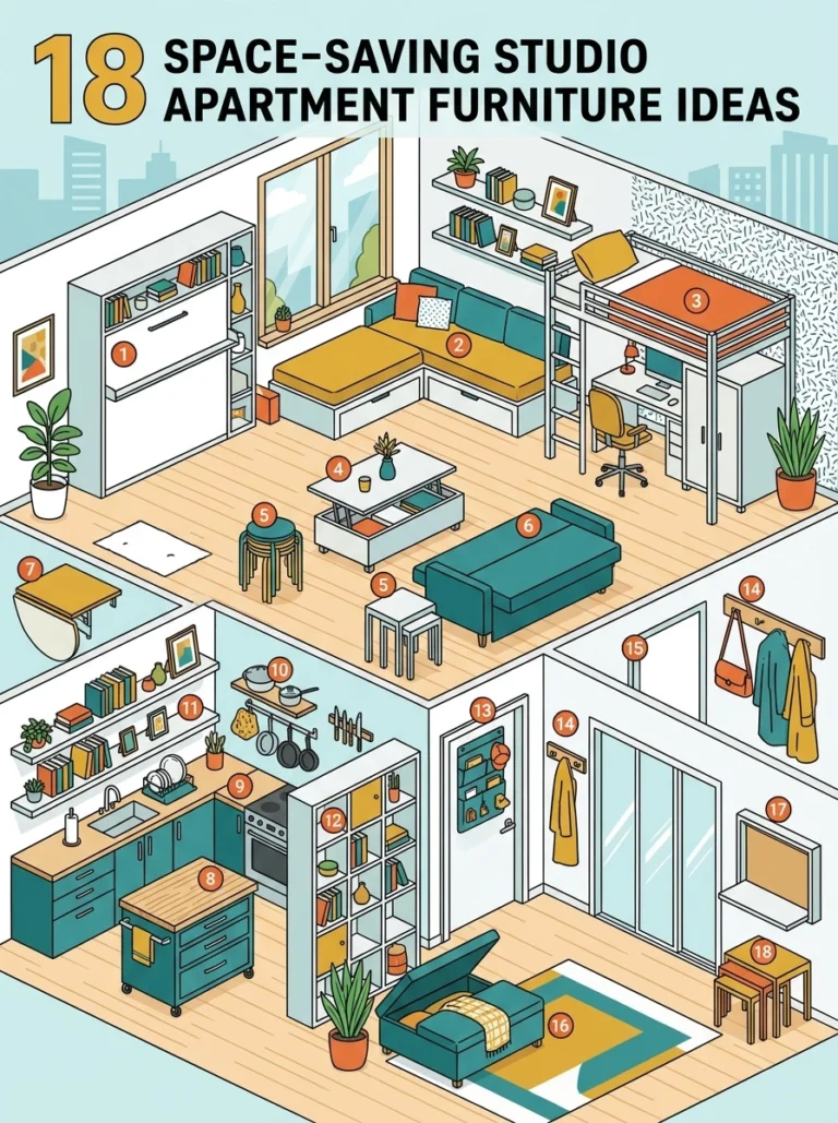 Space-Saving Studio Apartment Furniture