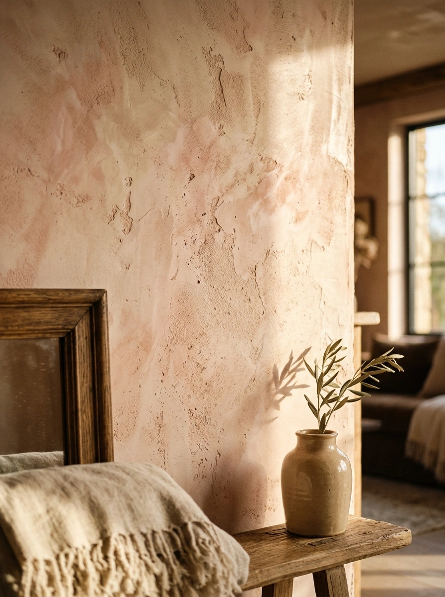 Blush Walls That Turn a Blank Box Into Something Genuinely Gentle