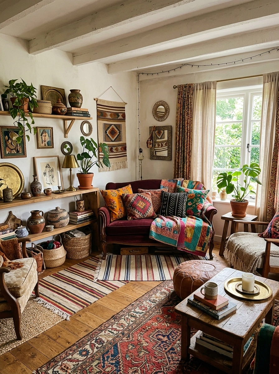 Bohemian Layers That Add Personality Without Creating Visual Chaos