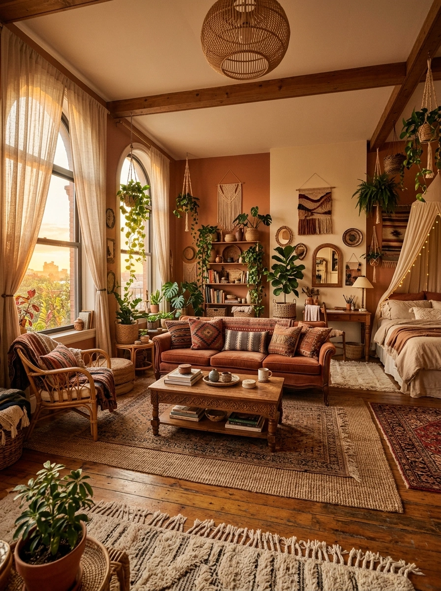 Boho Studio Apartment Decor Ideas That Rewrite What Free Spirited Living Looks Like