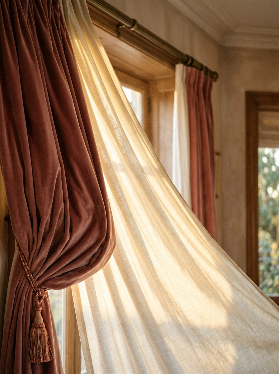 Curtains That Soften Every Edge and Make a Window Feel Like a Hug