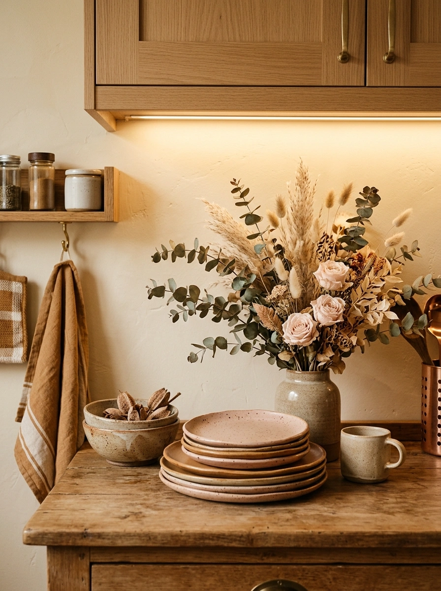 Kitchen Corners That Prove Small Cooking Spaces Can Still Feel Romantic