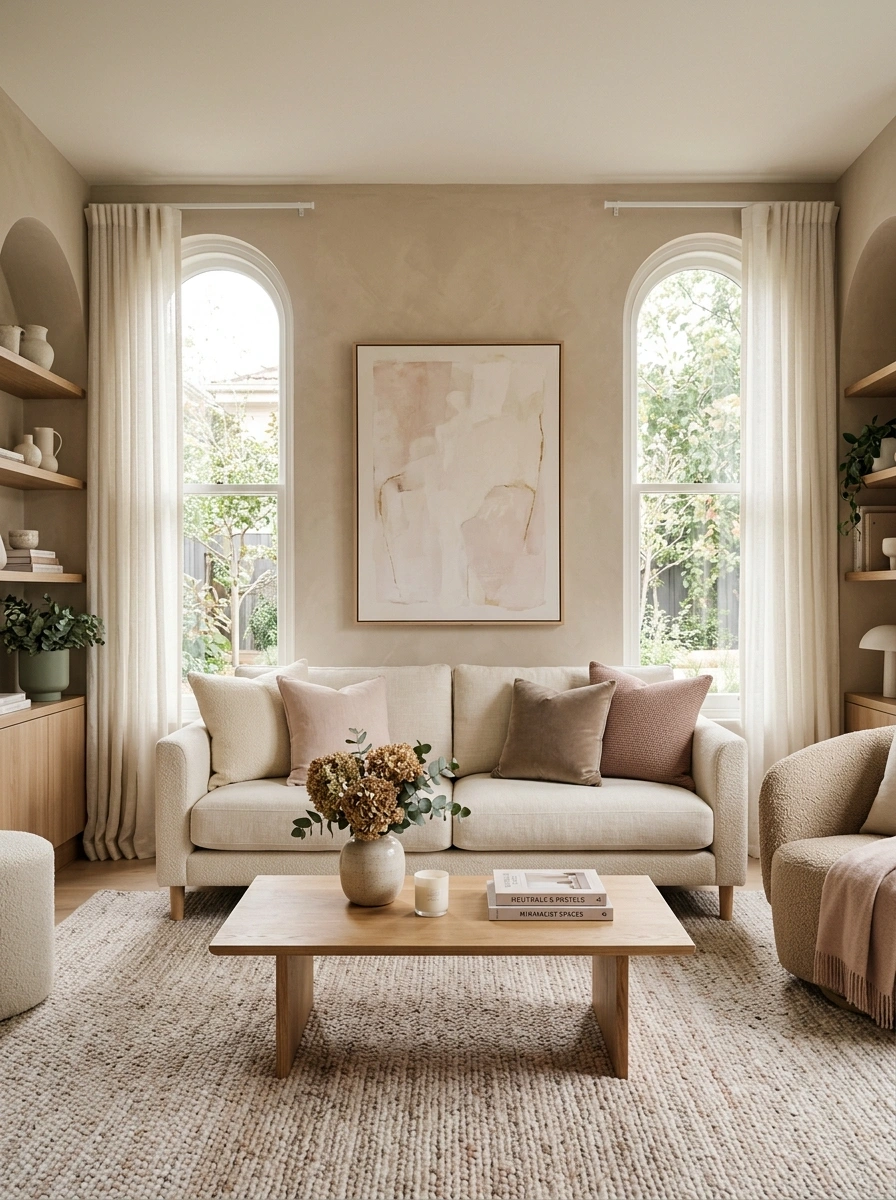 Layered Neutrals That Keep Pastel Tones From Feeling Flat or Empty