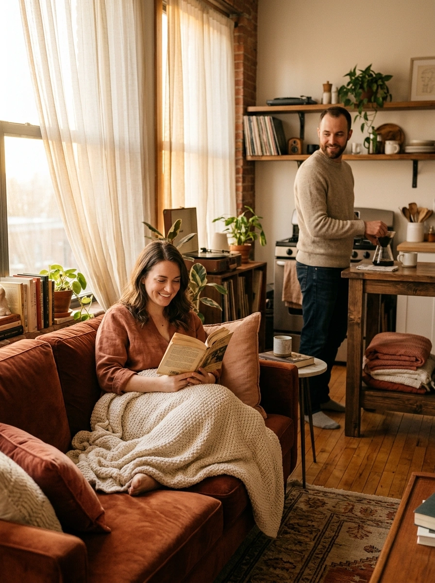 Layout Ideas Unique to Couples Sharing One Fully Open Footprint