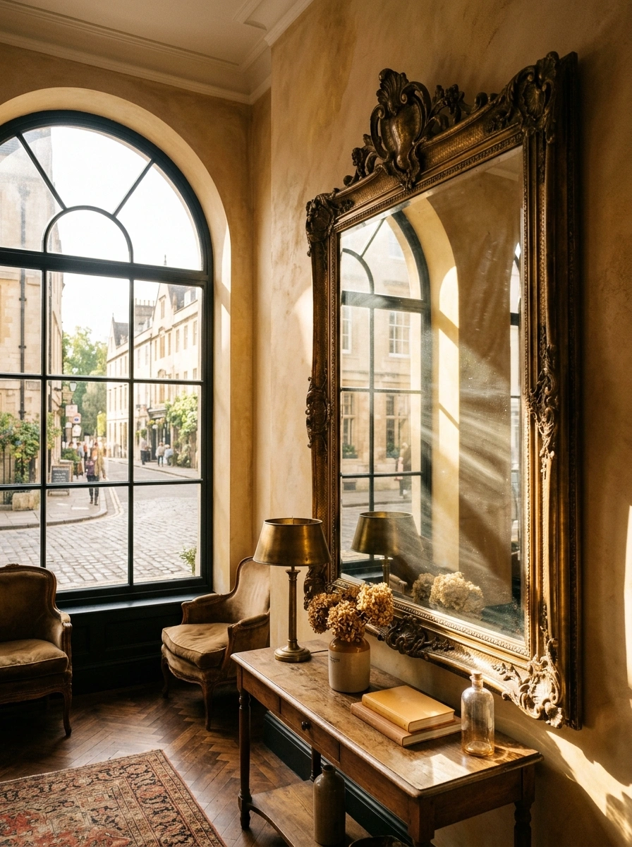 Mirror Placement Rules That Manipulate Light in the Tightest of Rooms