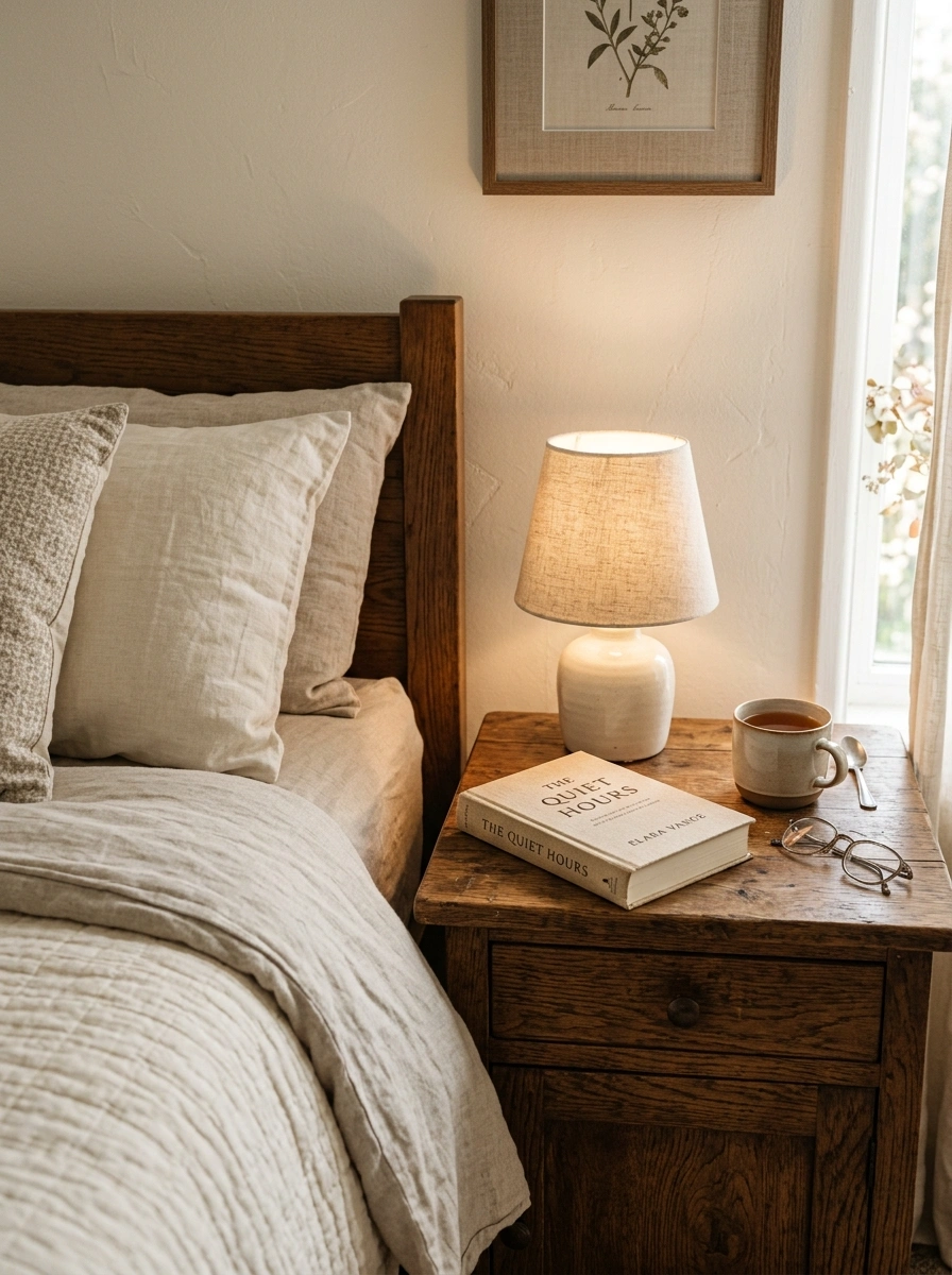Nightstands and Small Furniture That Complete a Room Without Crowding It