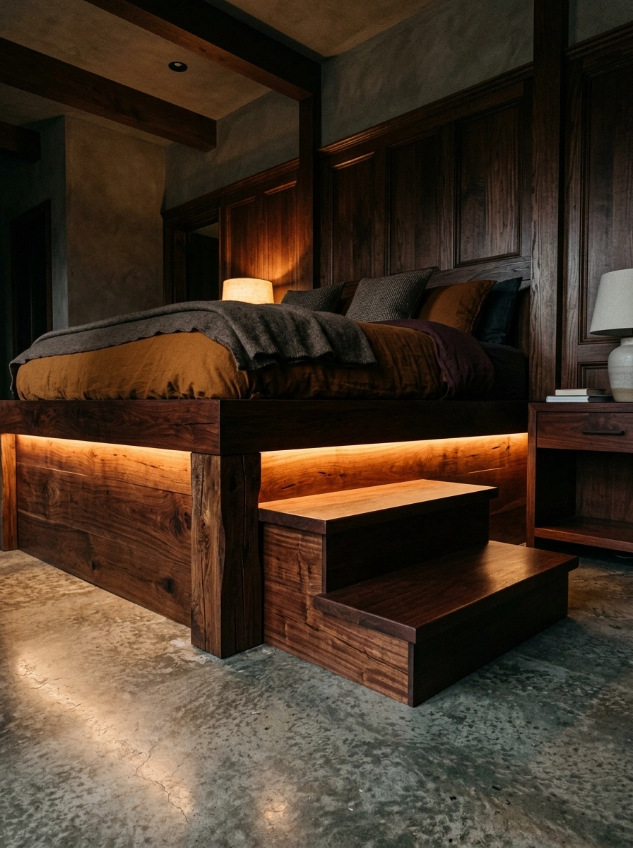 Platform Beds That Quietly Claim Their Own Territory Without a Single Wall