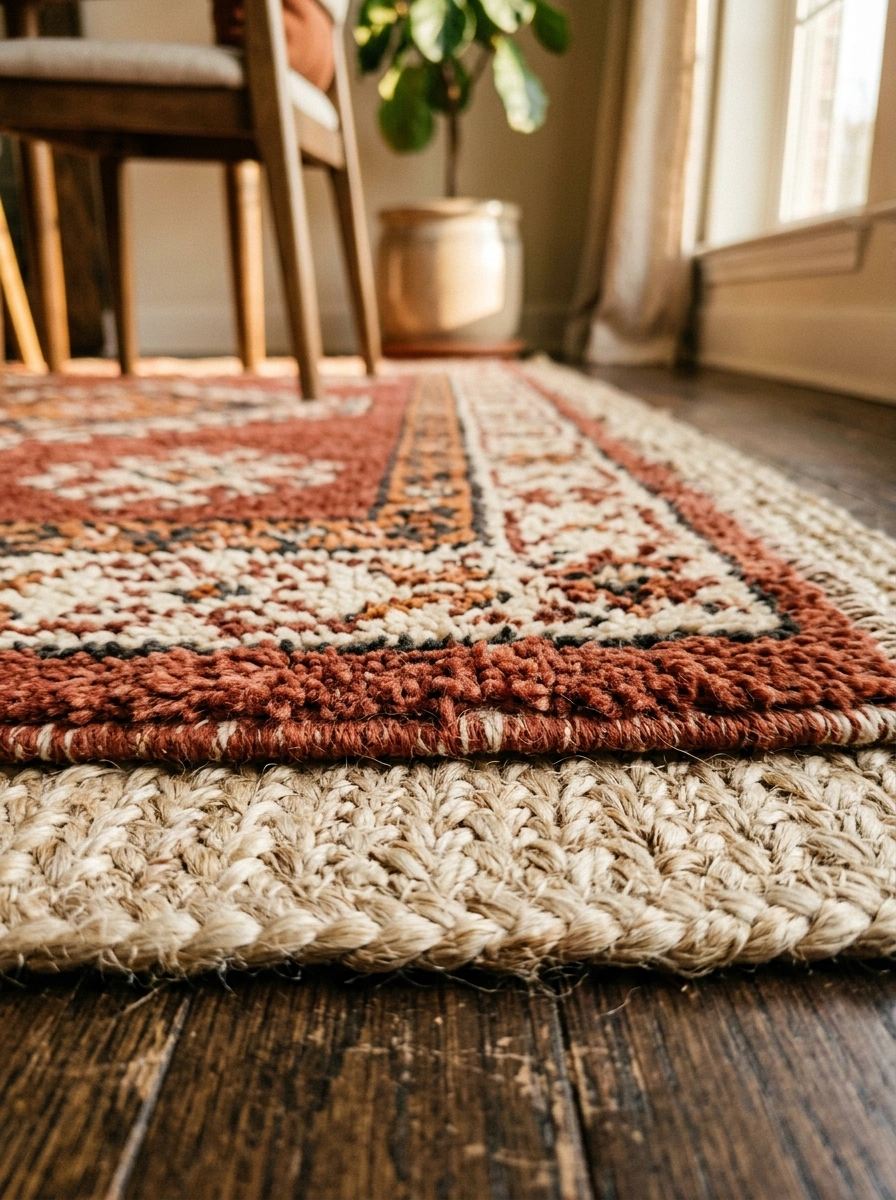 Rugs Layered on Rugs Because Boho Style Never Fears a Little Excess