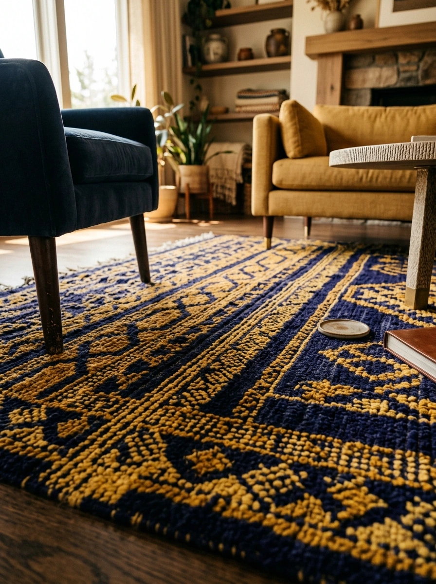 Rugs That Ground a Room and Define Zones at the Same Time