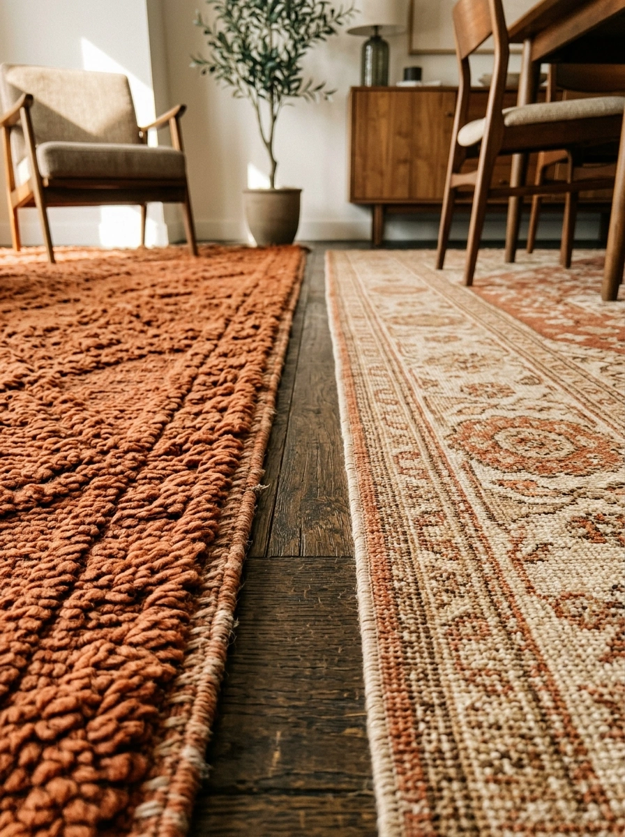 Rugs That Quietly Draw Borders an Open Floor Plan Doesn't Have