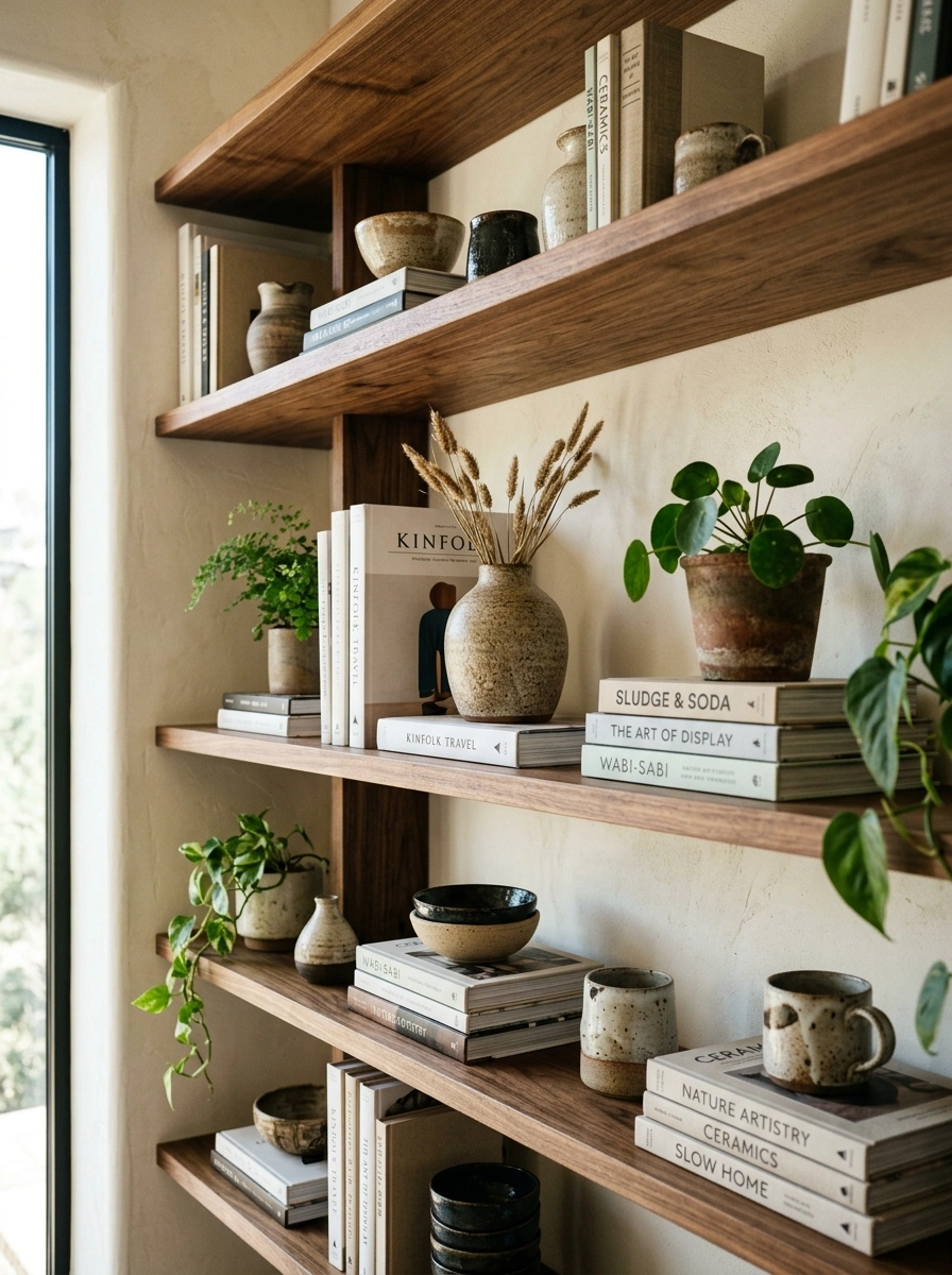 Shelving Styled Like Art Instead of Purely Functional Storage