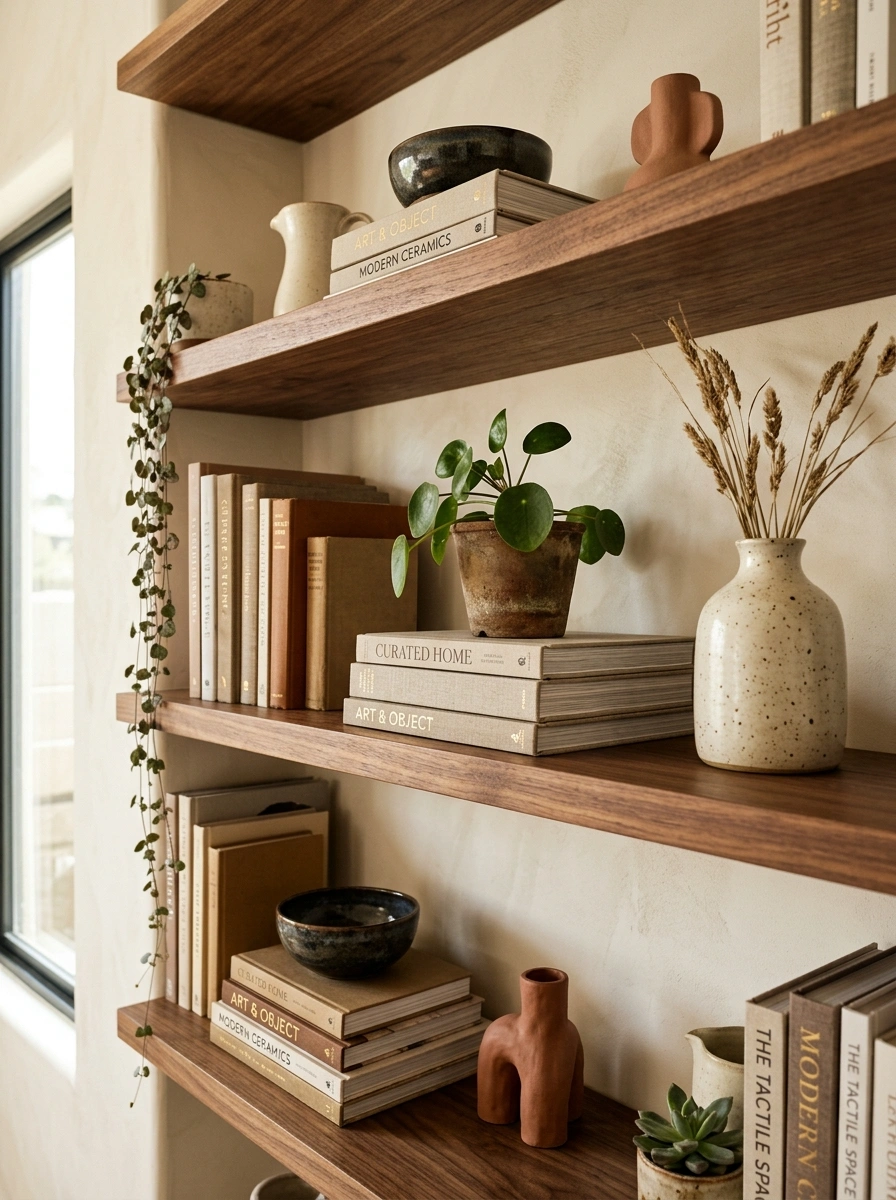 Shelving Styled Like Art Instead of Purely Functional Storage