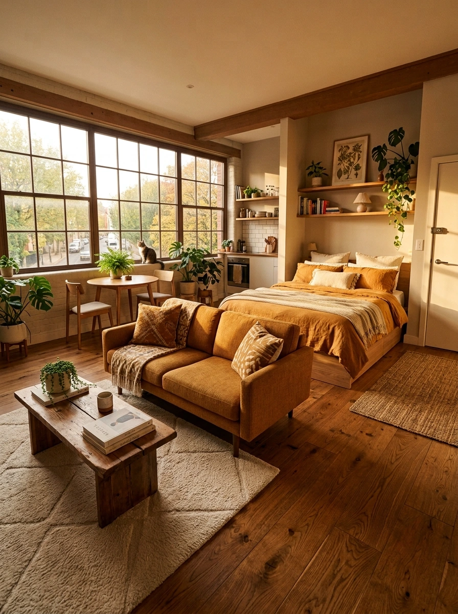 Small Studio Apartment Ideas That Rewrite the Rules of Tight Living