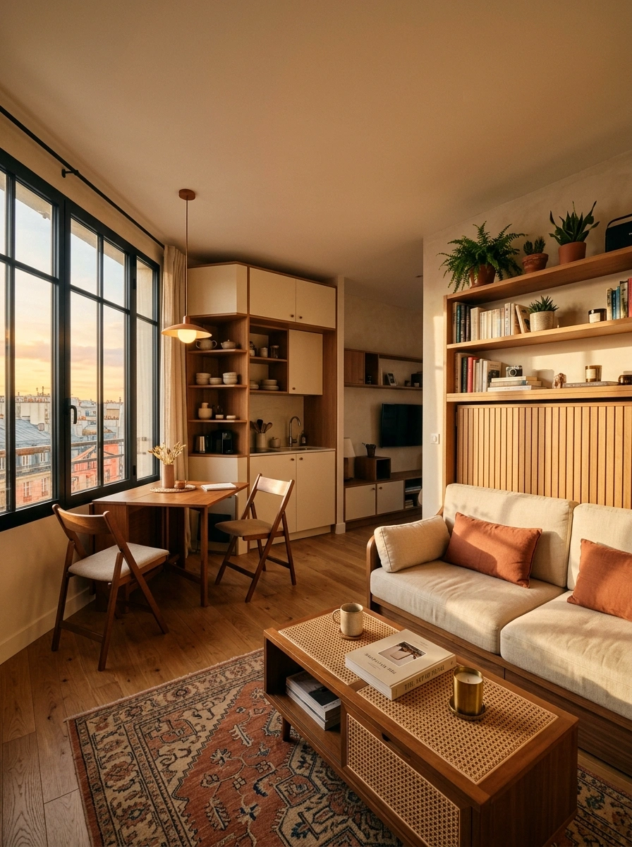 Space-Saving Studio Apartment Furniture Ideas That Rewrite the Rules of Small Living