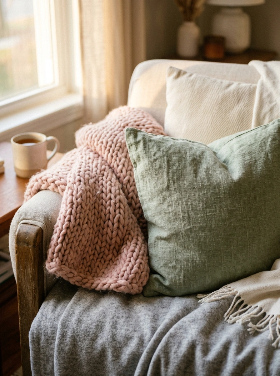 Textiles That Carry Pastel Color Into Every Corner Without Repainting a Wall