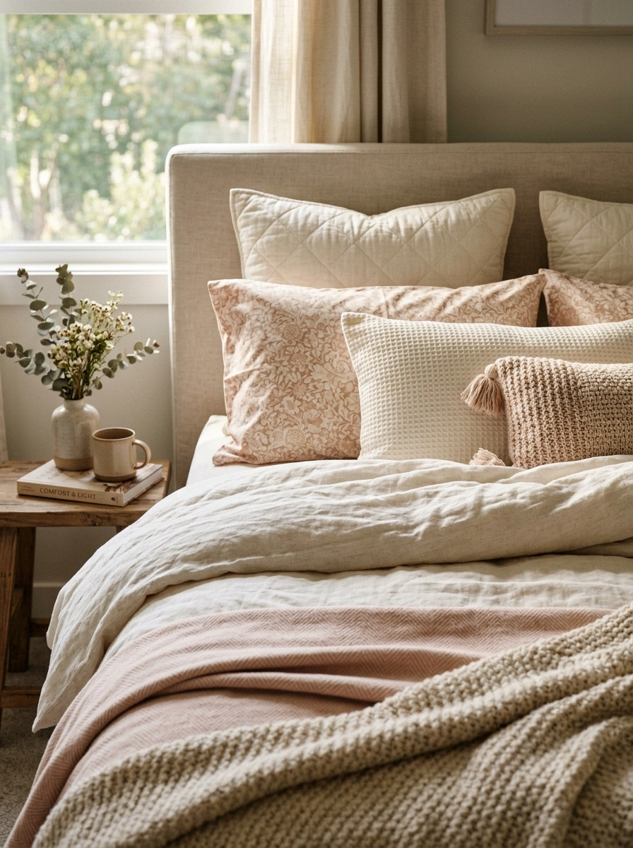 Textiles and Bedding That Make a Tiny Nook Feel Genuinely Restful