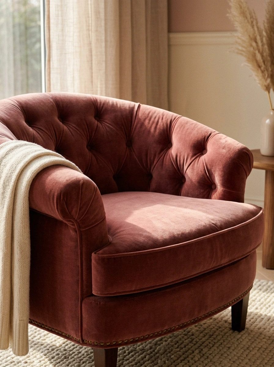 Velvet Accents That Bring Instant Softness to Ordinary Seating