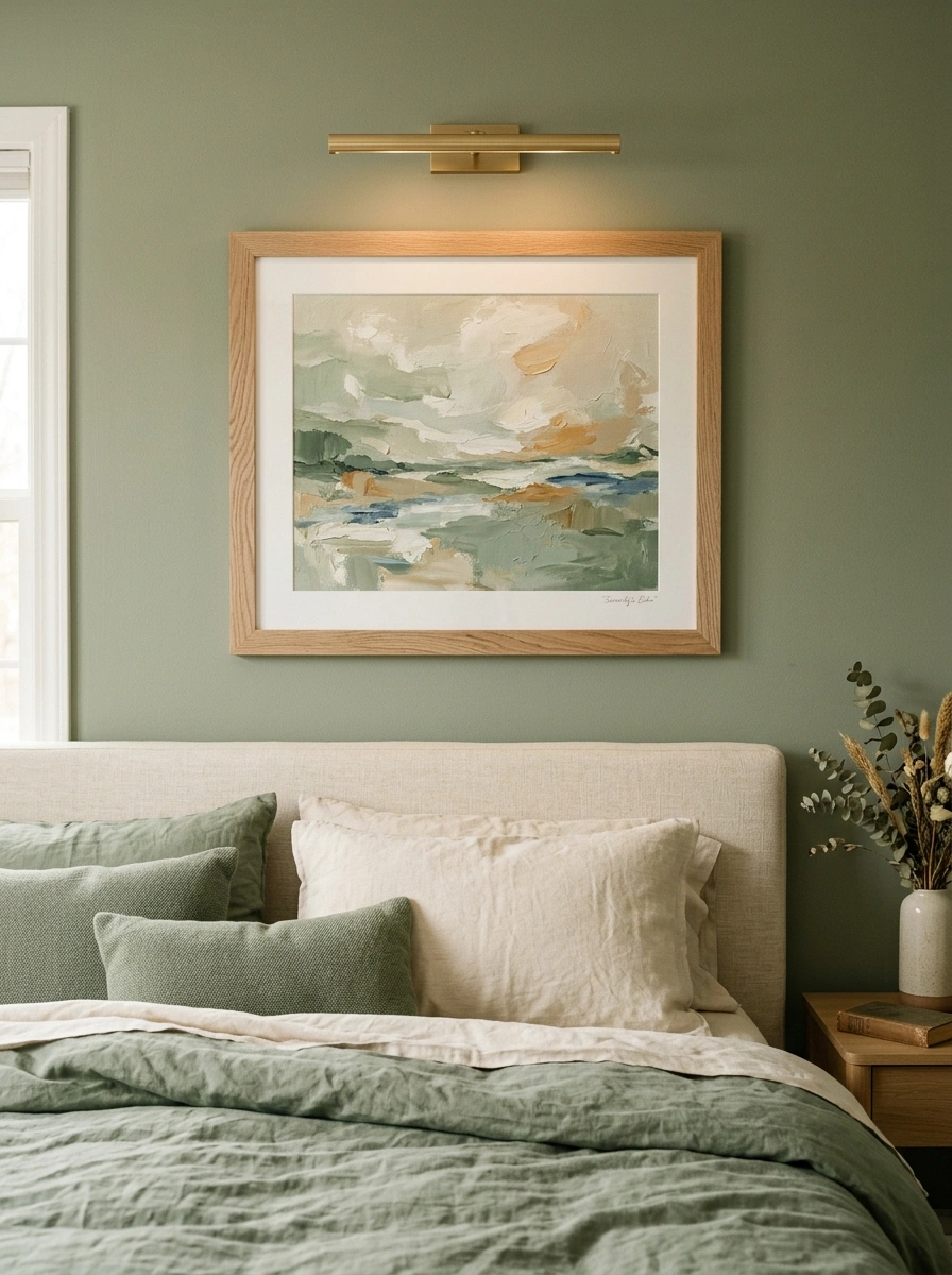 Wall Art That Gives a Sleeping Nook Its Own Distinct Personality